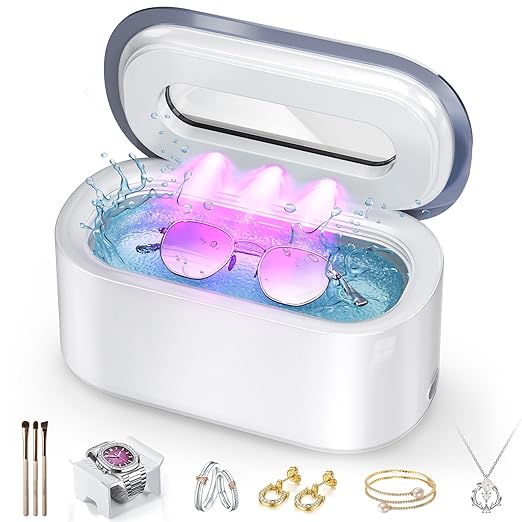 Ultrasonic Jewelry Cleaner, 48Khz 30W Portable